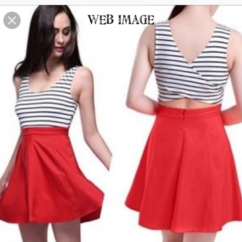 One piece skirt dress